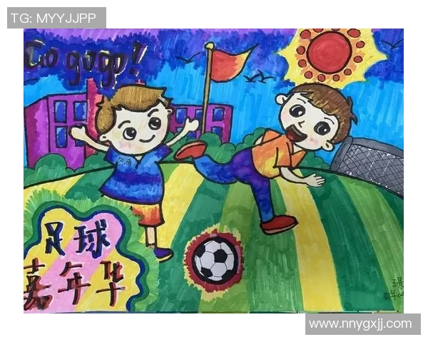 足球明星在绿茵场上挥洒汗水的精彩瞬间绘画作品欣赏